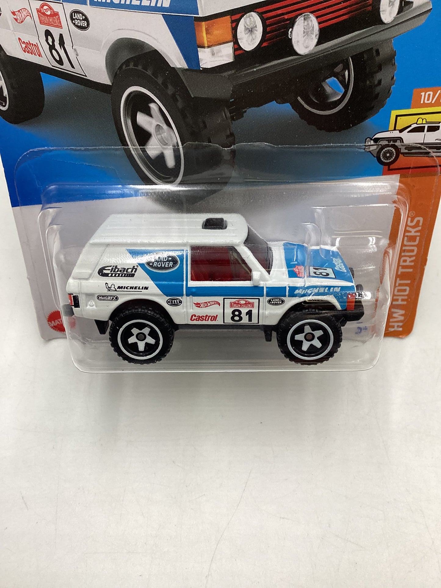 2022 Hot wheels #245 White Range Rover Classic GameStop exclusive 236C