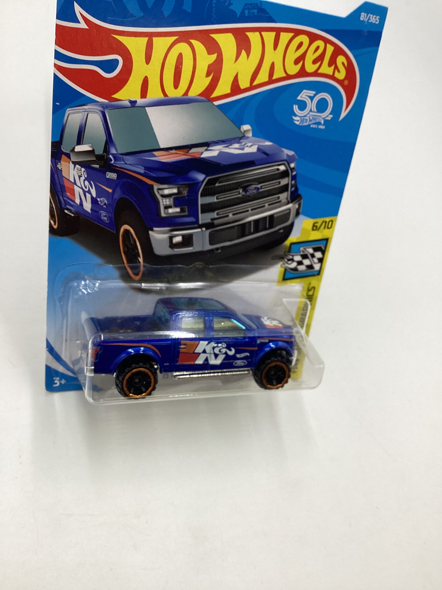 2018 Hot Wheels #18  Speed Graphics 15 Ford F-150 Blue 31A