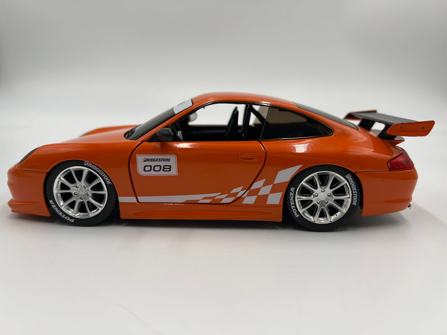 Jada Toys 1/24 Scale Bridgestone #008 Porsche 911 GT3 RS Orange Loose