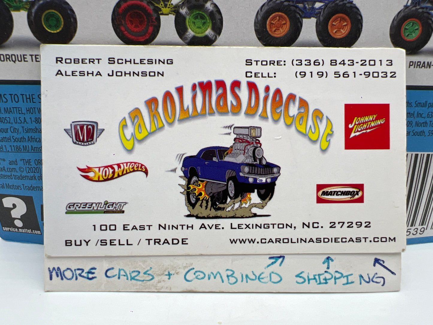 Hot Wheels Monster Trucks Fan Favorites #1 Snake Bite Vinny Venom Cracked Blister 127F