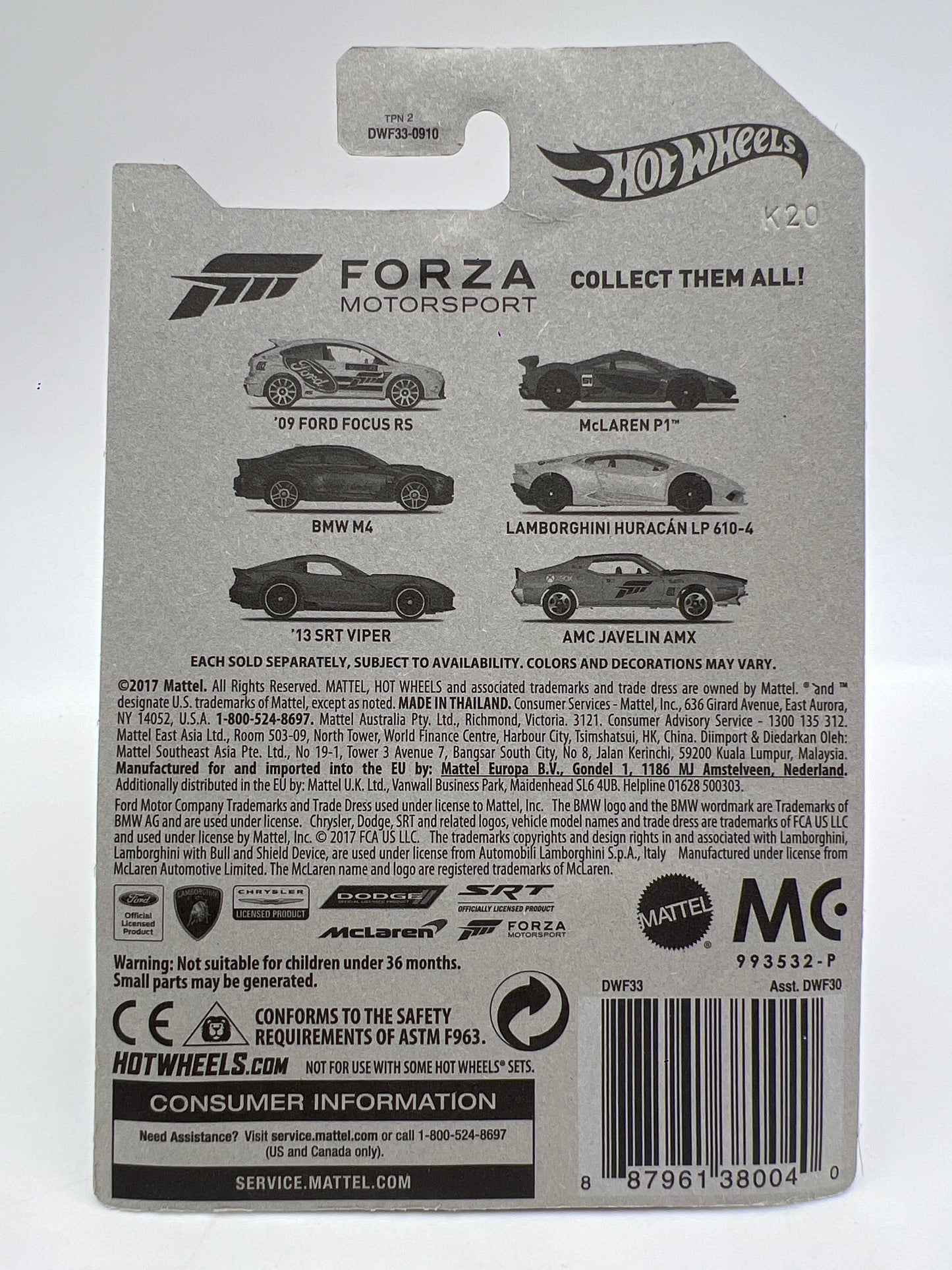 Hot Wheels Forza Motorsport #2 McLaren P1