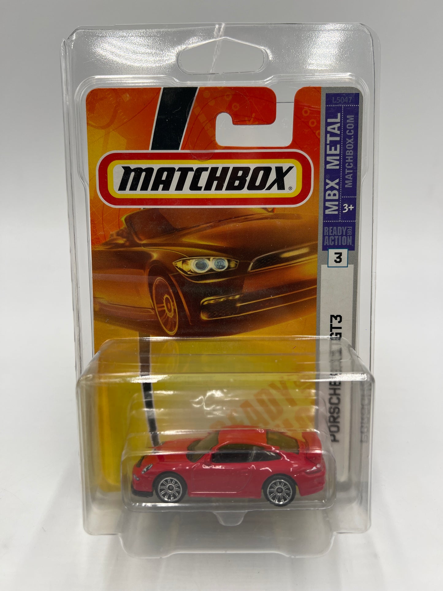 Matchbox MBX Metal #3 Porsche 911 GT3 Red W/Protector #2