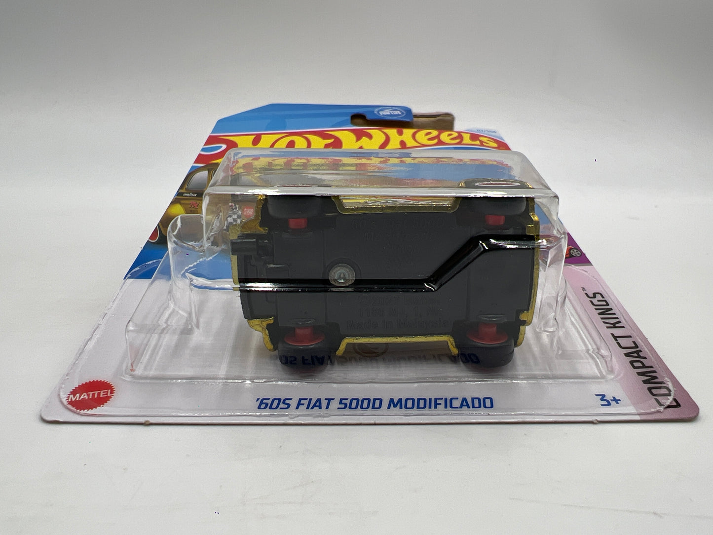 2024 Hot Wheels Super Treasure Hunt #117 60s Fiat 500D Modificado Gold W/Protector