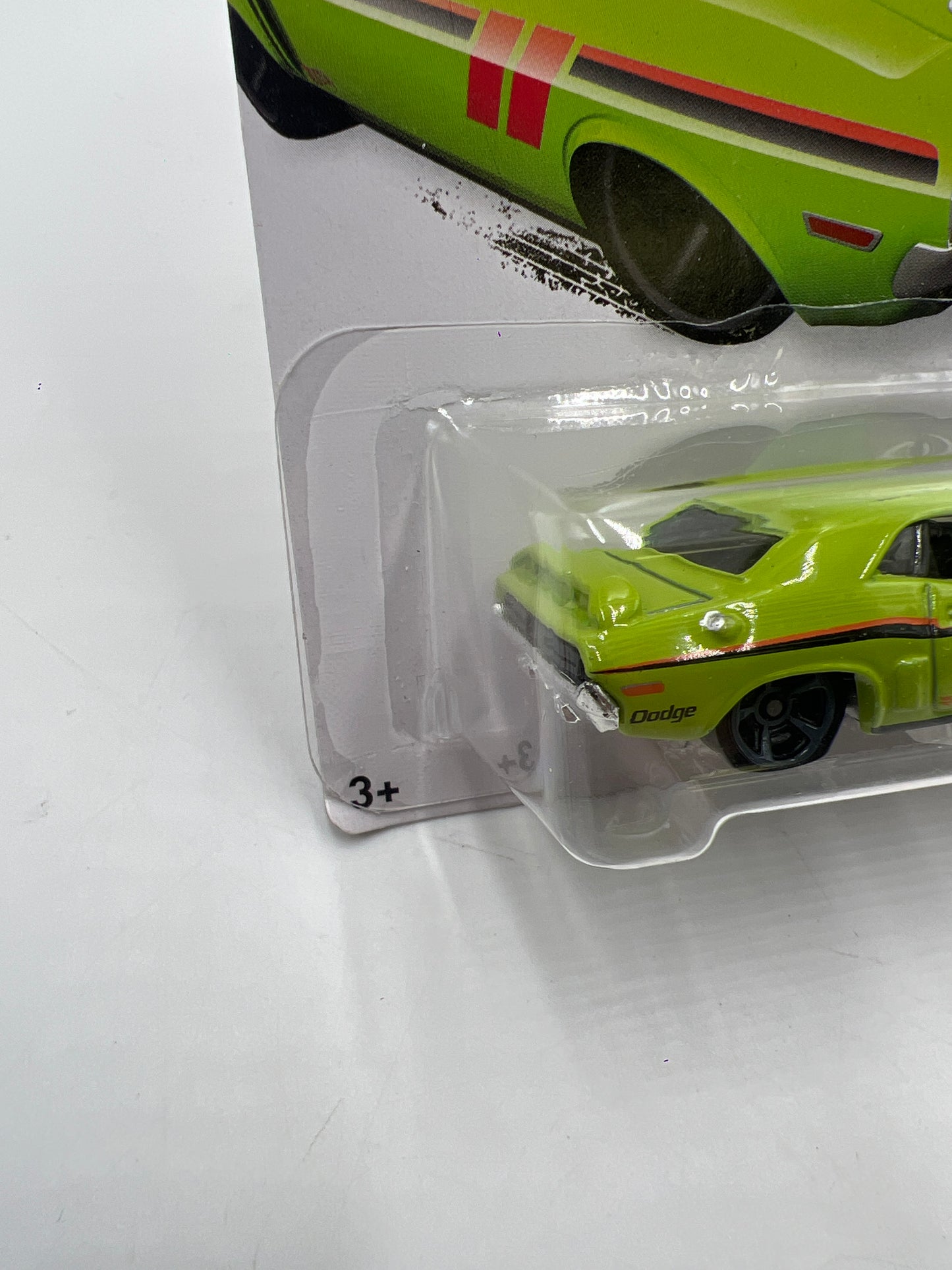 2016 Hot Wheels Then and Now #104 71 Dodge Challenger Green Kmart Exclusive 240A