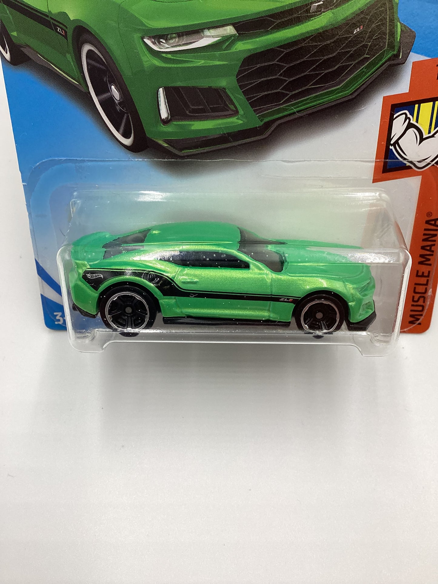 2018 Hot Wheels #188 2017 Camaro ZL1 Green 13F