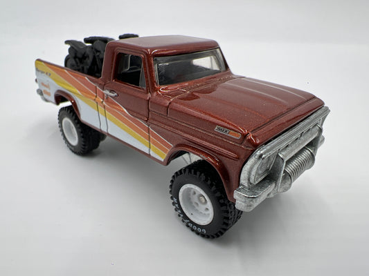 Hot Wheels 1/64 Premium Diorama Set Texas Drive Em Brown Loose