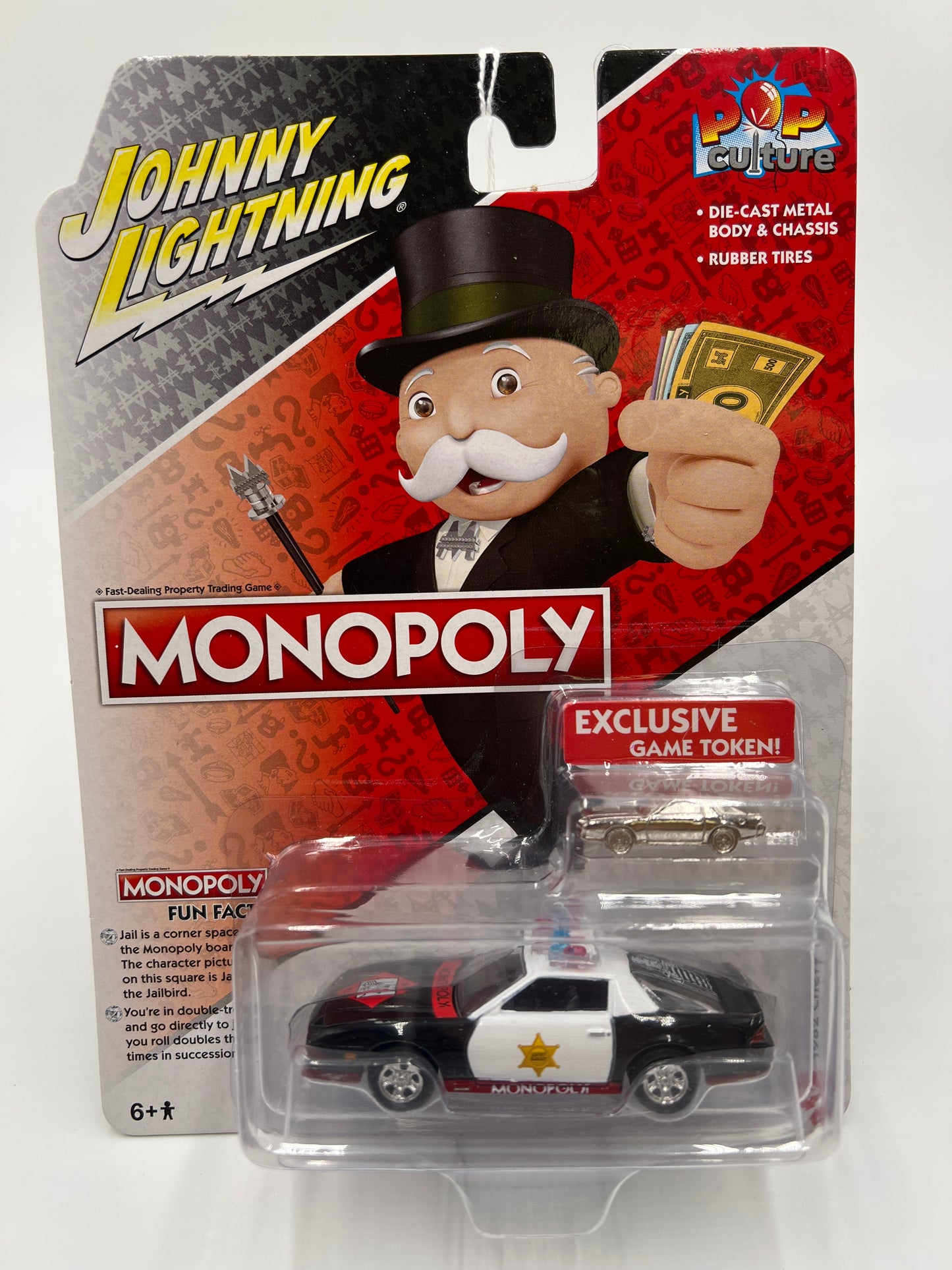 Johnny Lightning Pop Culture Monopoly 1982 Chevy Camaro Police