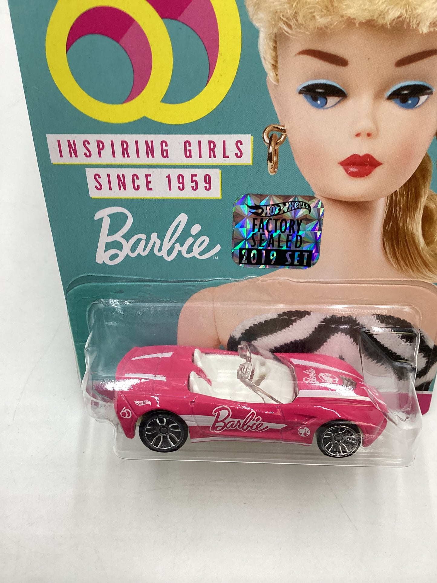 2019 Hot Wheels Barbie 14 Corvette Stingray Factory Sealed with protector