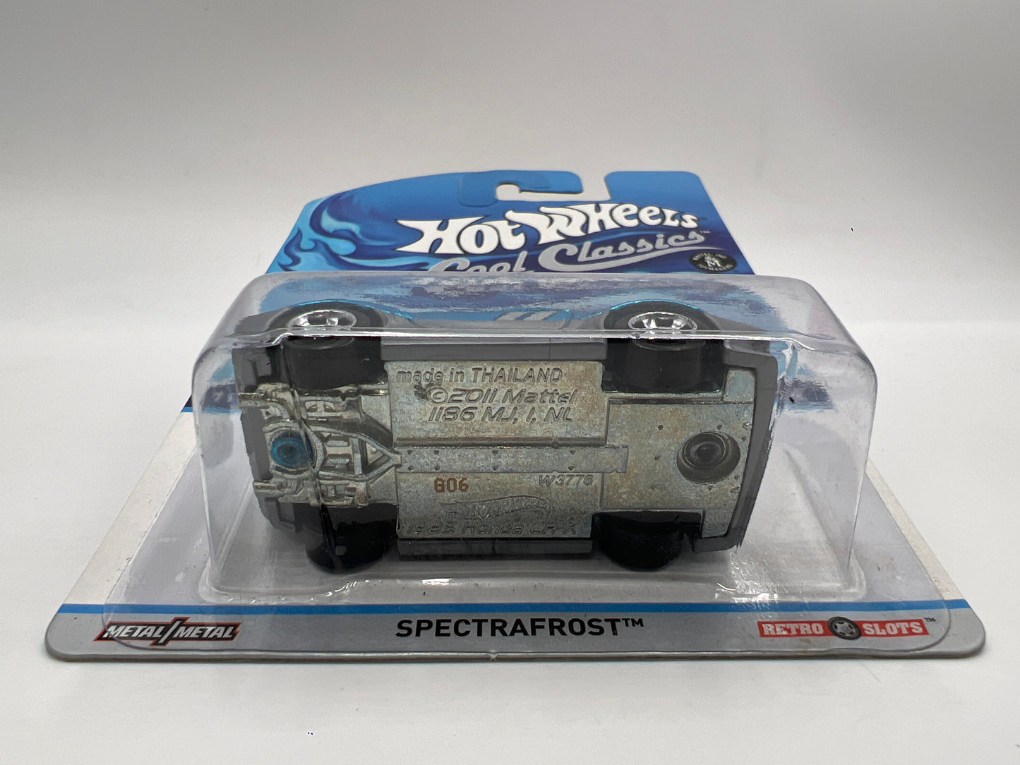 Hot Wheels Cool Classics #11 85 Honda CR-X Spectrafrost Blue W/Protector