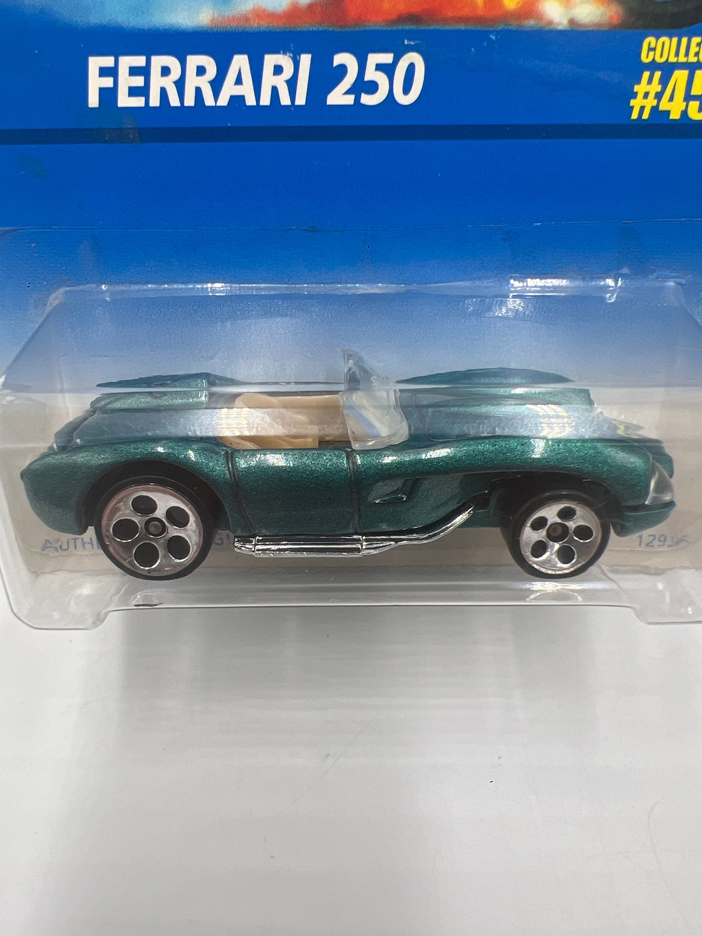 1996 Hot Wheels #452 Ferrari 250 Green 5 Dot Wheels