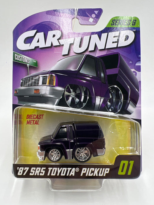 2025 MGA Car Tuned Series 6 #1 87 SR5 Toyota Pickup Purple 179D
