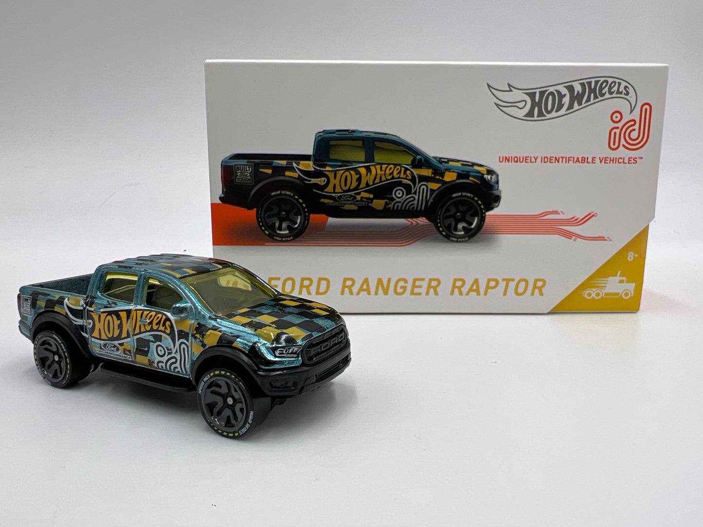 Hot Wheels iD Speed Rigs Series 2 #3 19 Ford Ranger Raptor Blue Opened