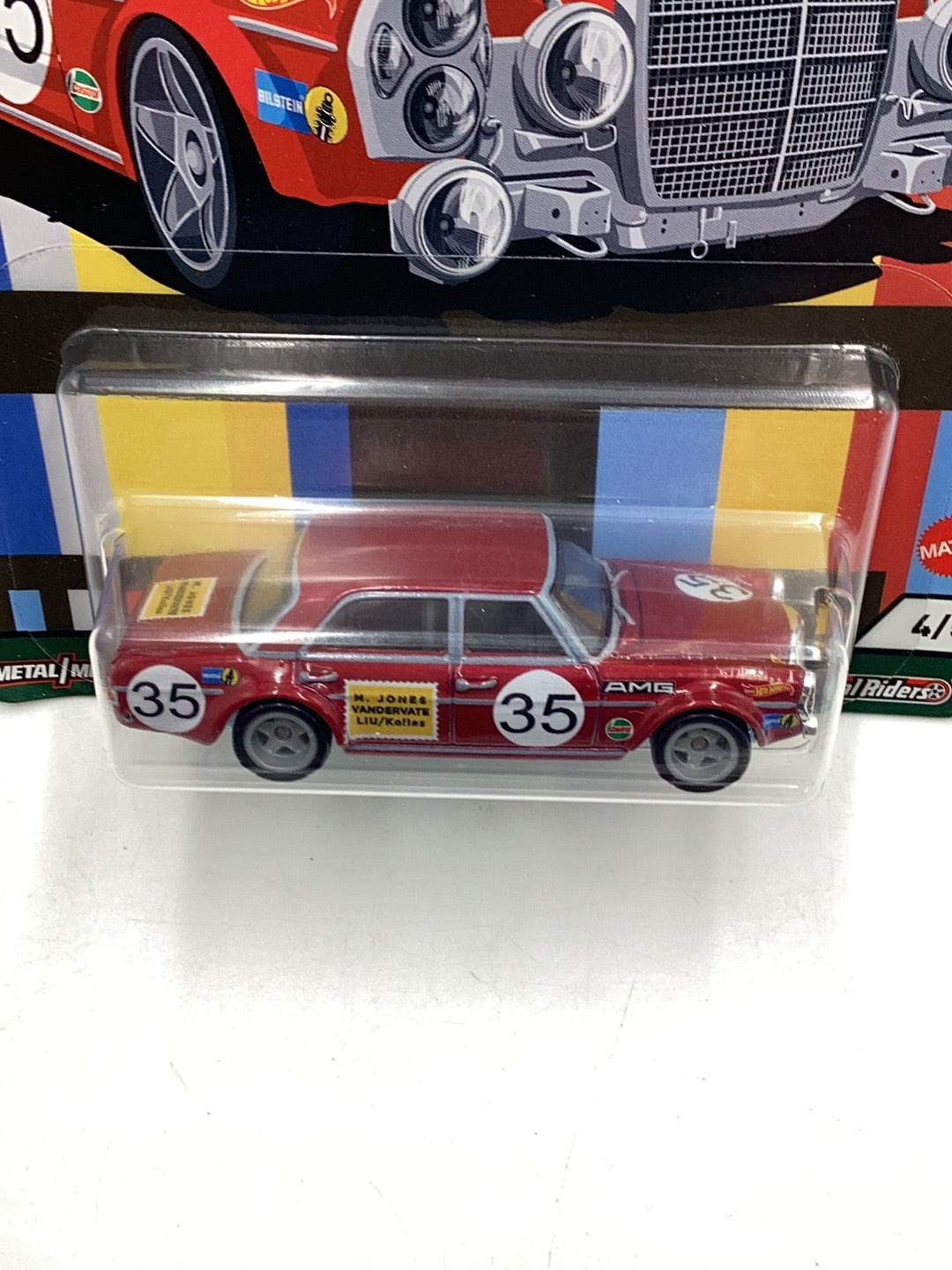 2022 Hot Wheels car culture Deutschland Design Mercedes Benz 300 SEL 6.8 AMG  4/5 255I