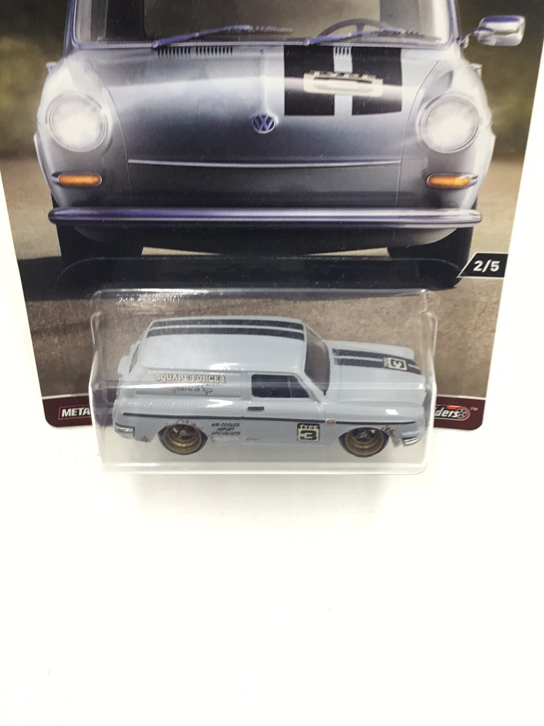 Hot wheels car culture air cooled Custom 69 Volkswagen Squareback #2 F2