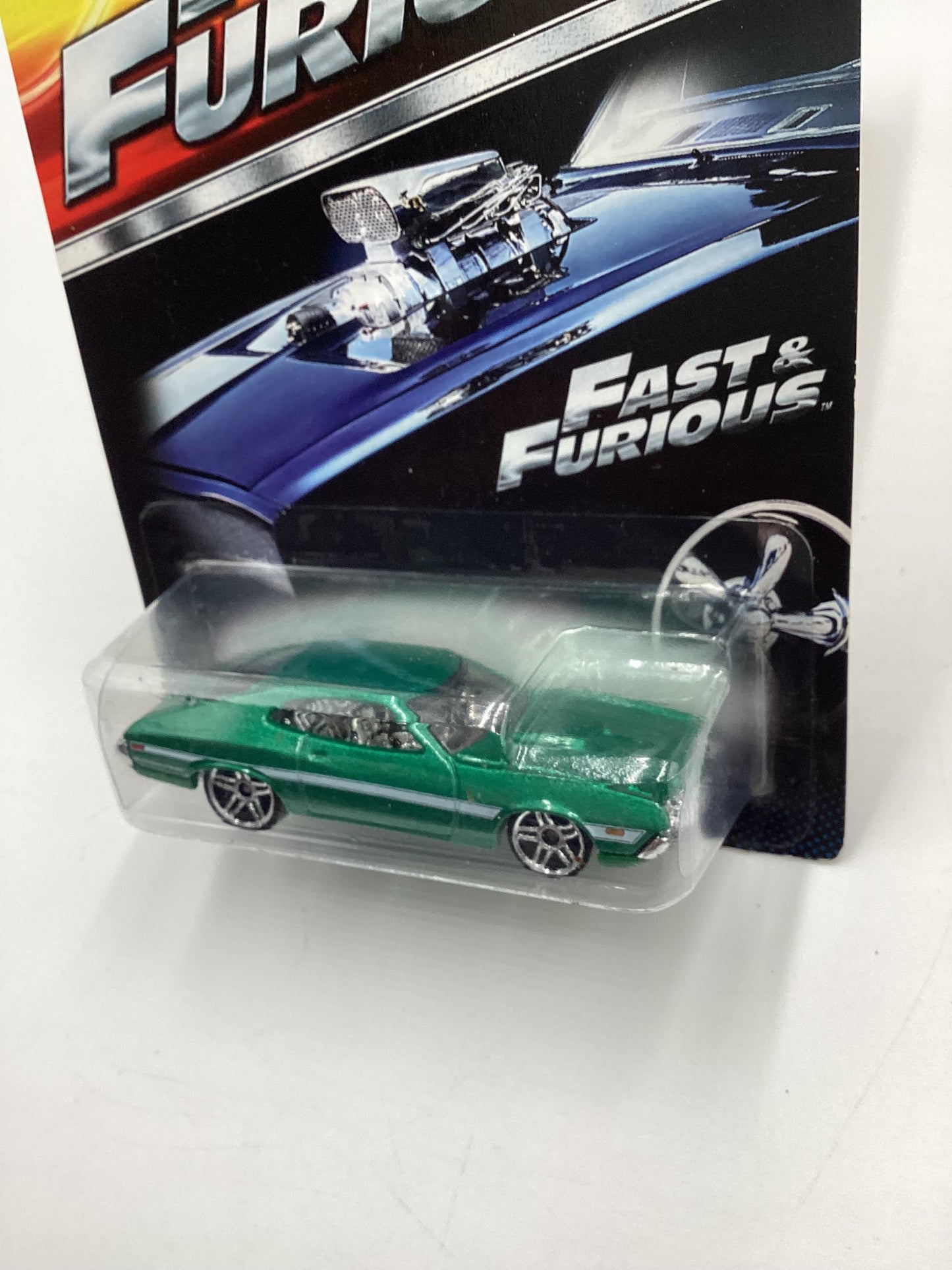 2015 Hot Wheels Fast & Furious #4 72 Ford Grand Torino Sport Green 69D