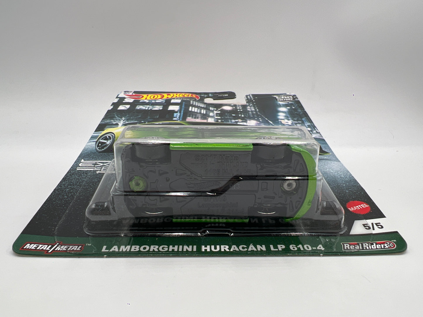 Hot Wheels Premium Exotic Envy #5 Lamborghini Huracan LP 610-4 Green 246A