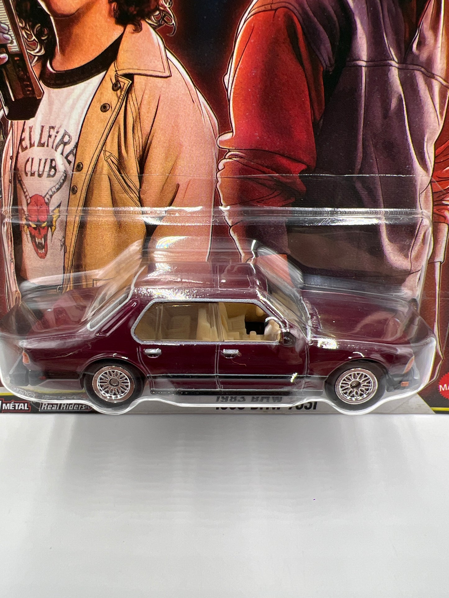 2025 Hot Wheels Premium Pop Culture Stranger Things 1983 BMW 733i Maroon 272A