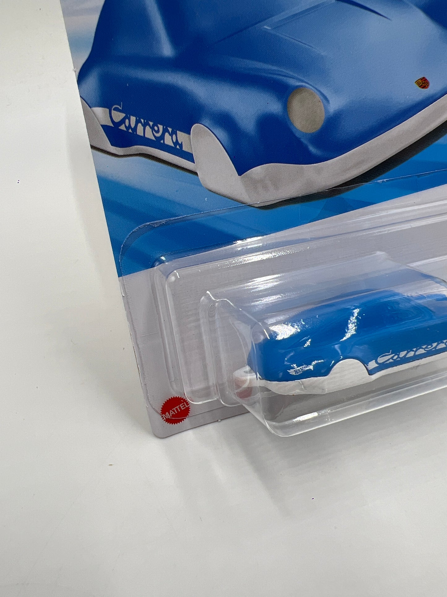 2025 Hot Wheels Q Case Experimotors #187 Porsche 911 Carrera Clip Blue 100E