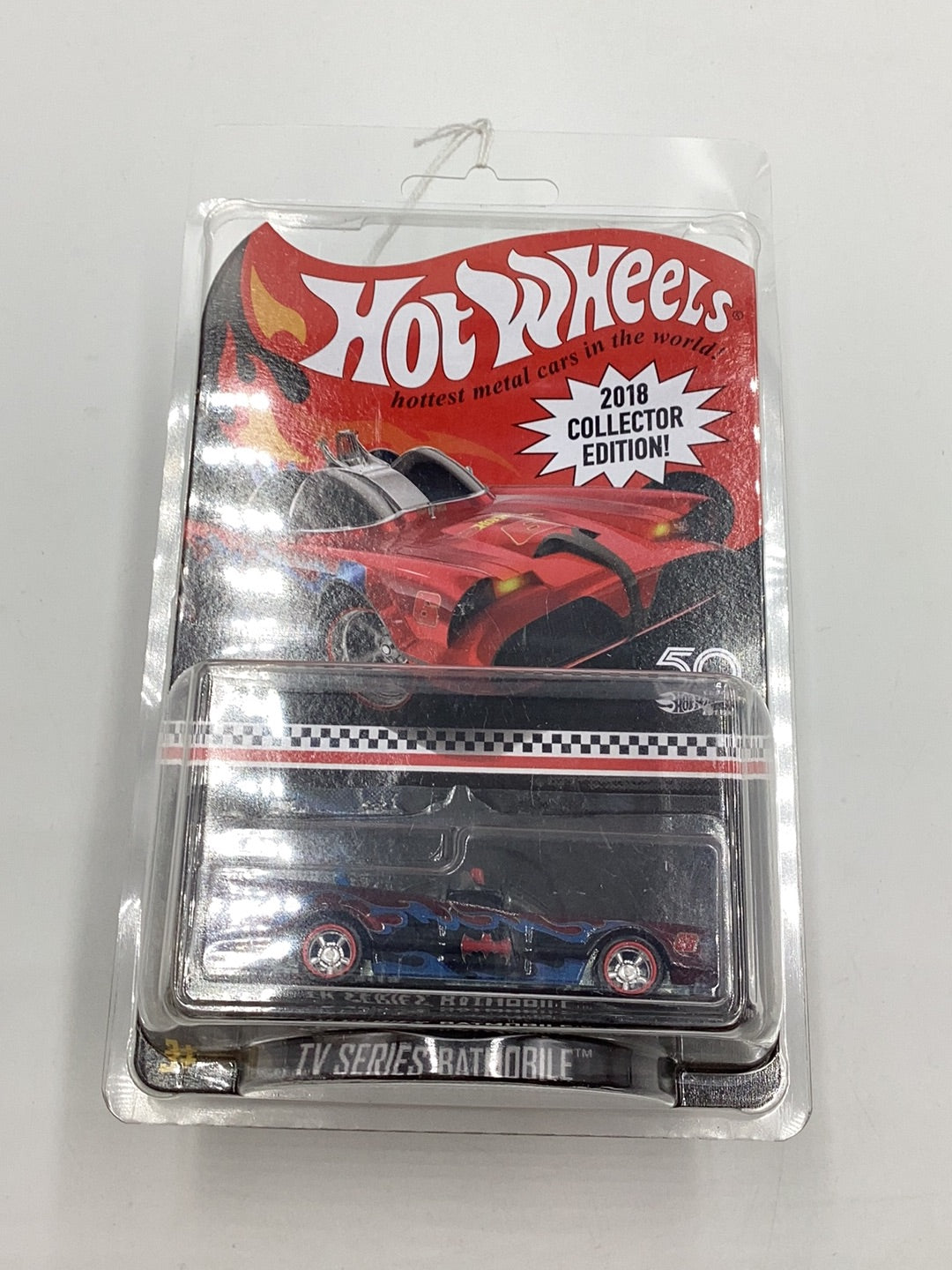 2018 Mail In Hot wheels 1966 TV Series Batmobile with Protector