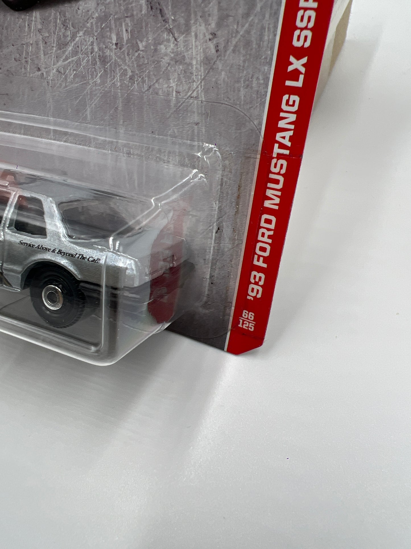 Matchbox MBX Heroic Rescue #66 93 Ford Mustang LX SSP Police Silver 206C