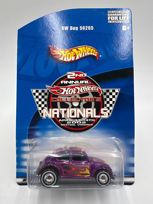 2002 Hot Wheels 2nd Annual Collectors Nationals Virginia VW Bug Purple W/Protector
