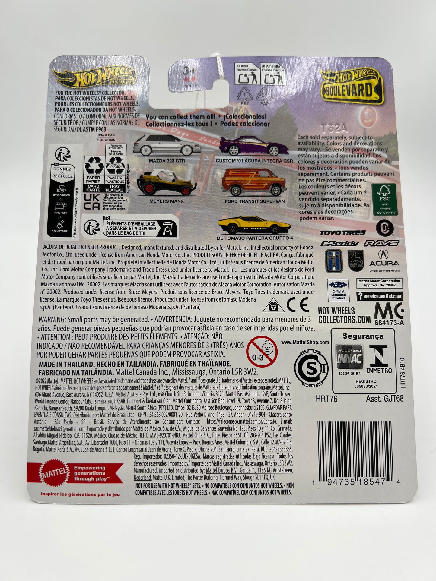 2024 Hot Wheels Boulevard #109 Ford Transit Supervan 262F