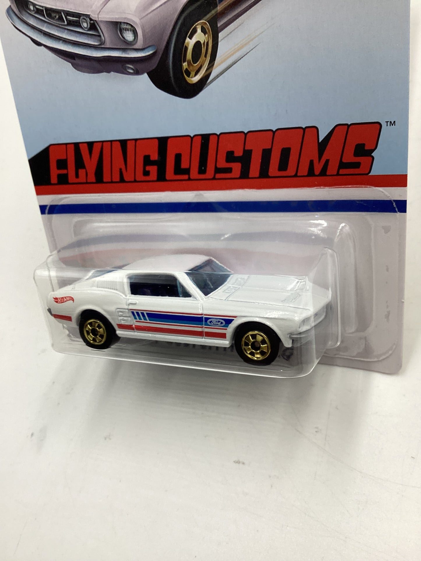 Hot Wheels Target Exclusive Flying Customs 67 Custom Mustang White