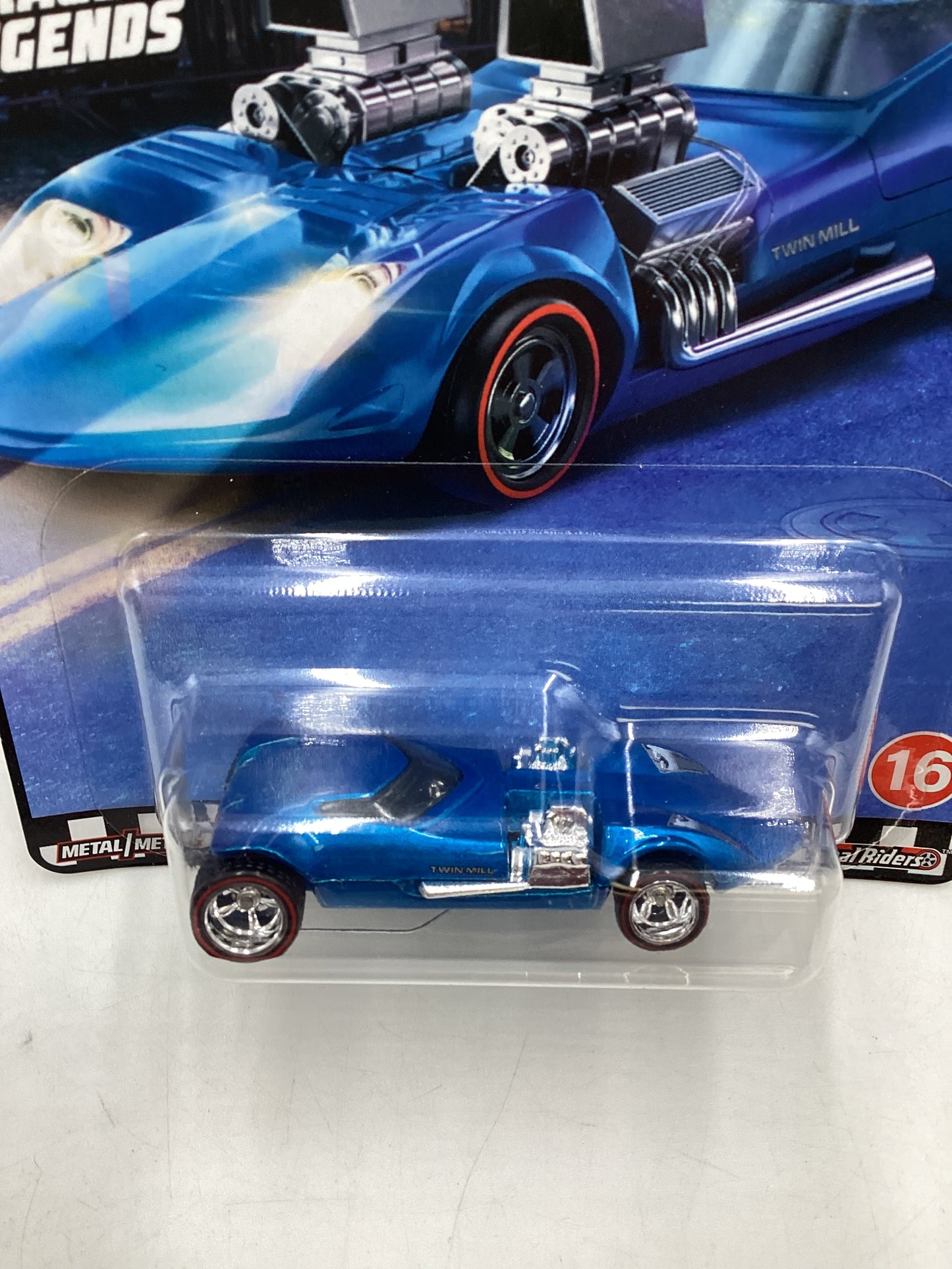 Hot Wheels Premium Boulevard #16 Twin Mill Blue 5SP Mag Wheels Variation 260E