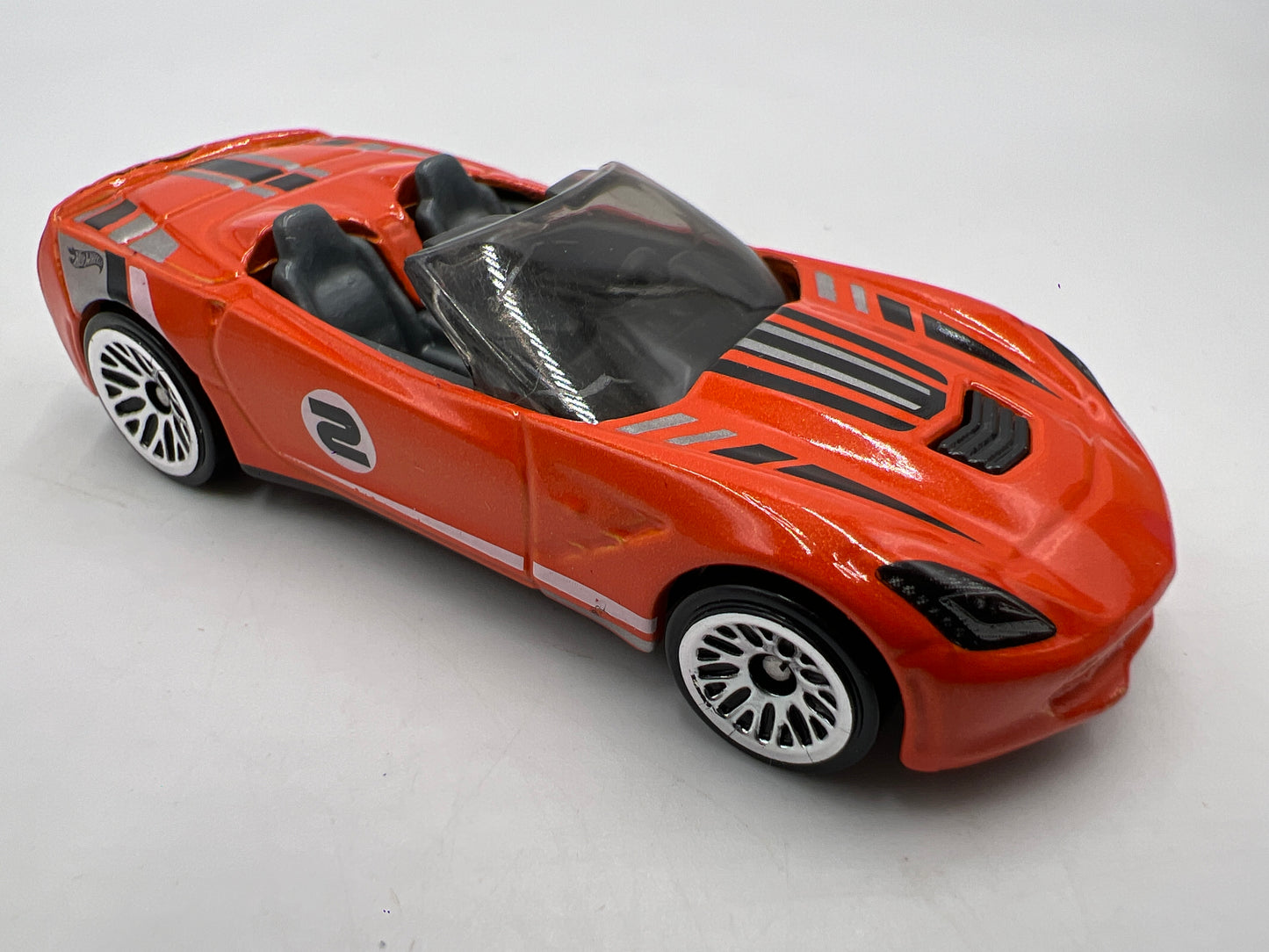 2020 Hot Wheels Mystery Models Series 2 #2 Chase 14 Corvette Stingray Orange