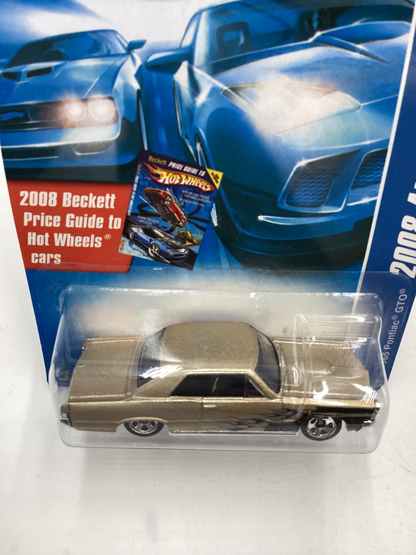 2008 Hot Wheels All Stars #70 1965 Pontiac GTO Gold Alt Art Card Kmart Exclusive 239B