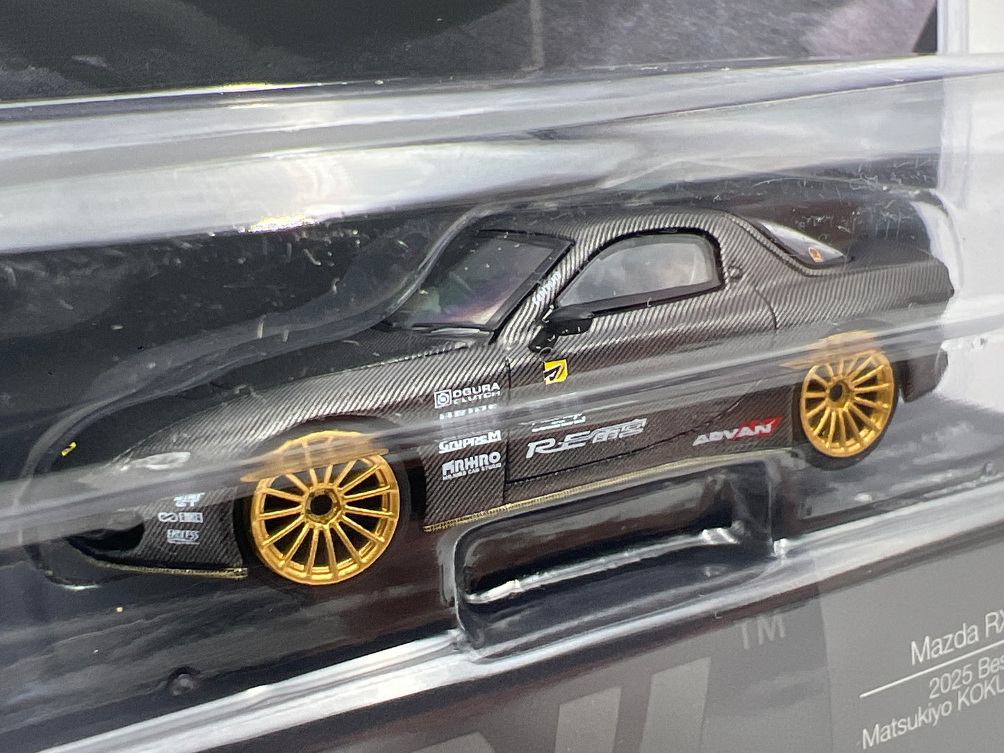 Mini GT #1205 Mazda RX-7 RE-Amemiya 2025 Matsukiyo KOKU 3 Rotor NA-7 TAS Full Carbon