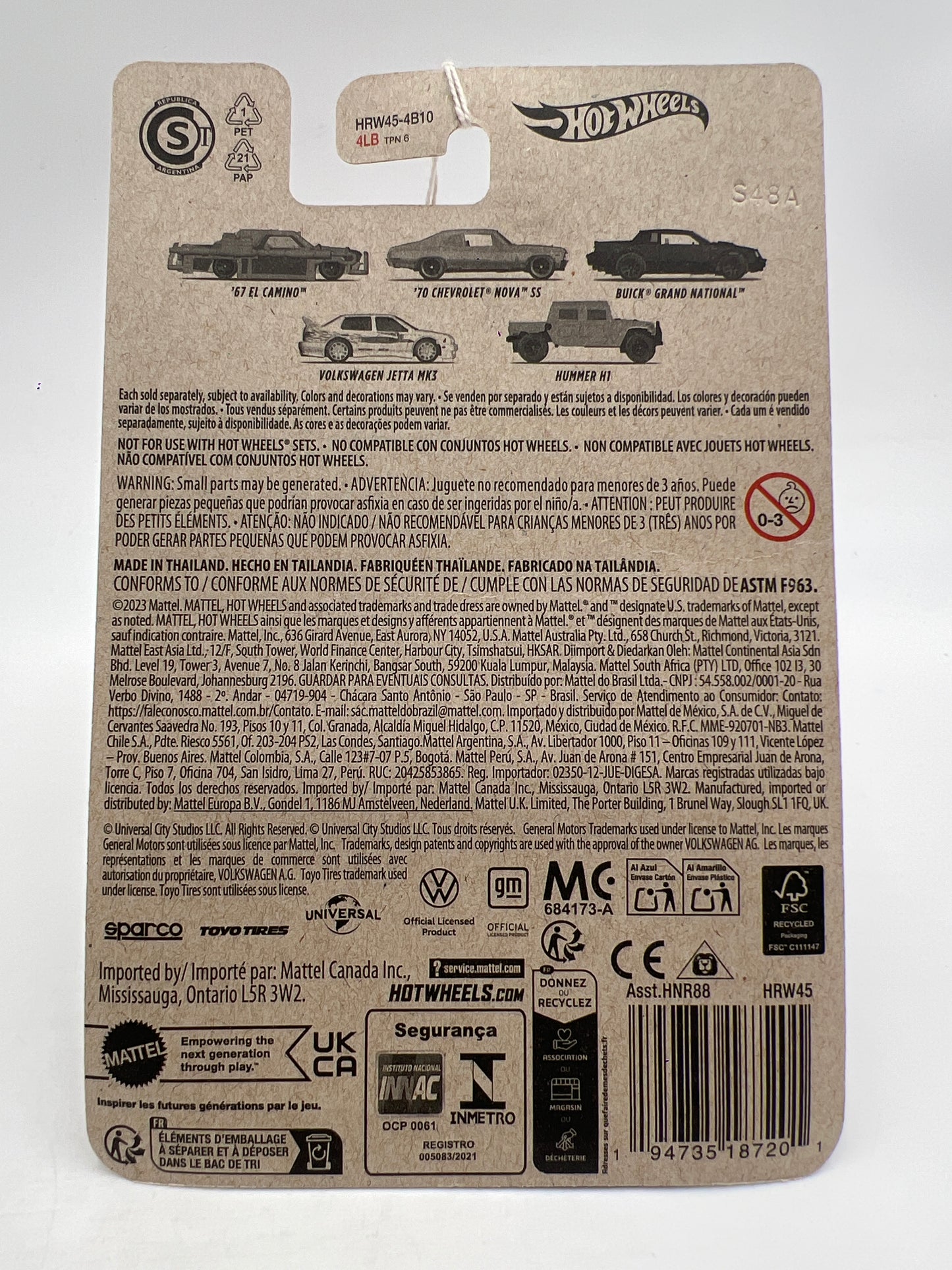 Hot Wheels Fast and Furious Decades of Fast #5 Hummer H1 Tan 70i