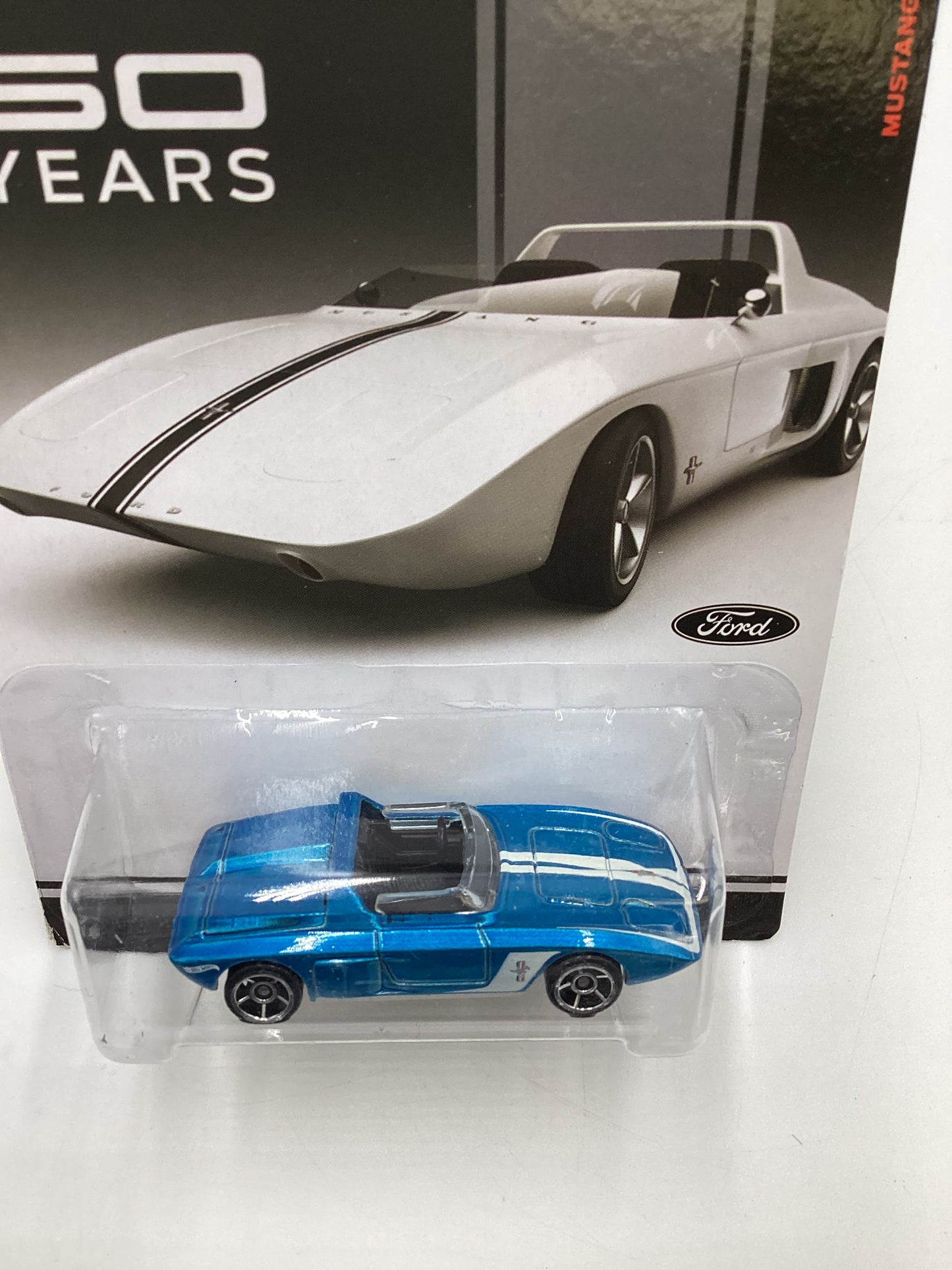 Hot Wheels Mustang 50 Years #1 62 Ford Mustang Concept Blue 154E