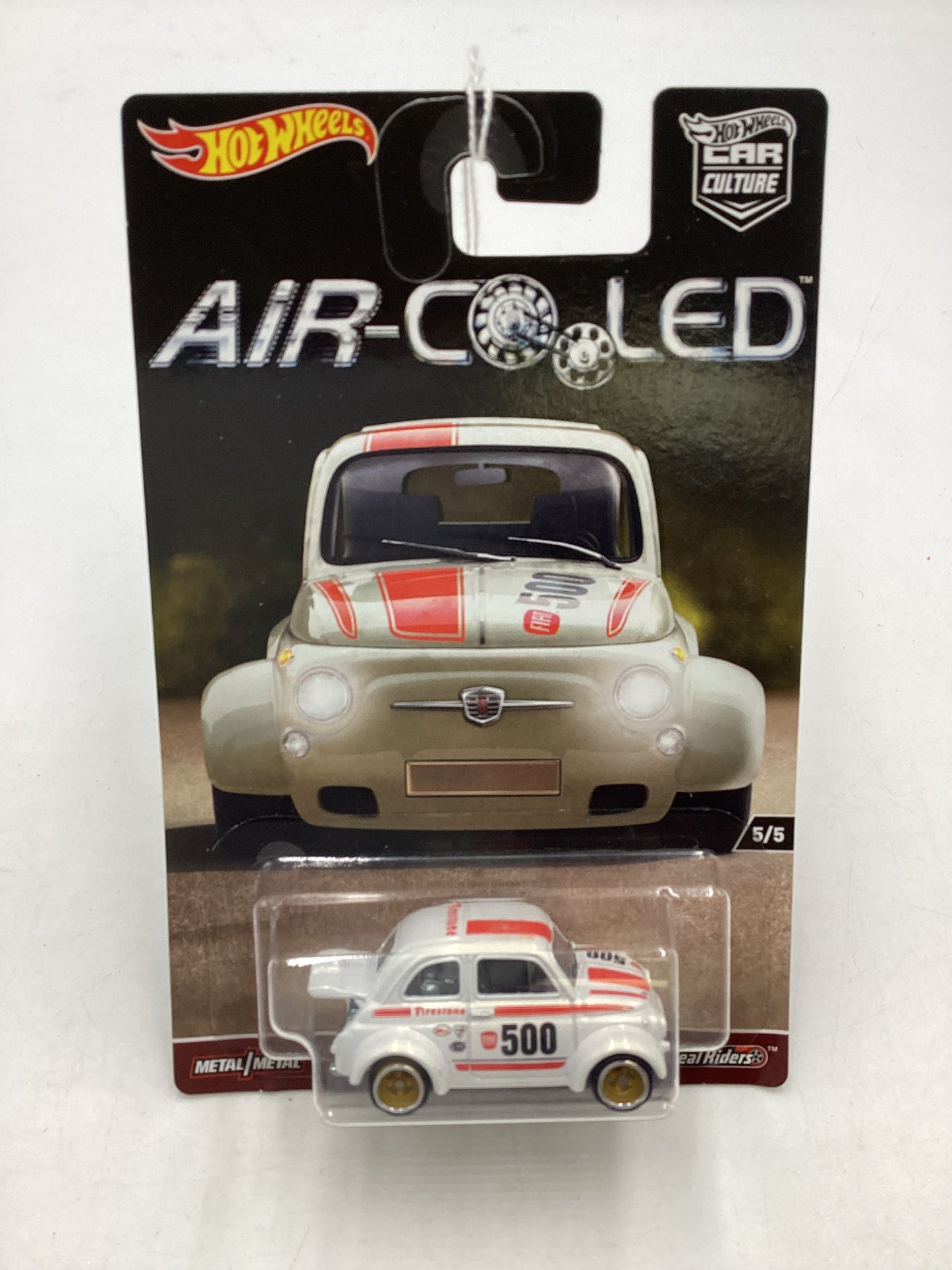 Hot Wheels Air Cooled 5/5 60s Fiat 500D Modificado 244M