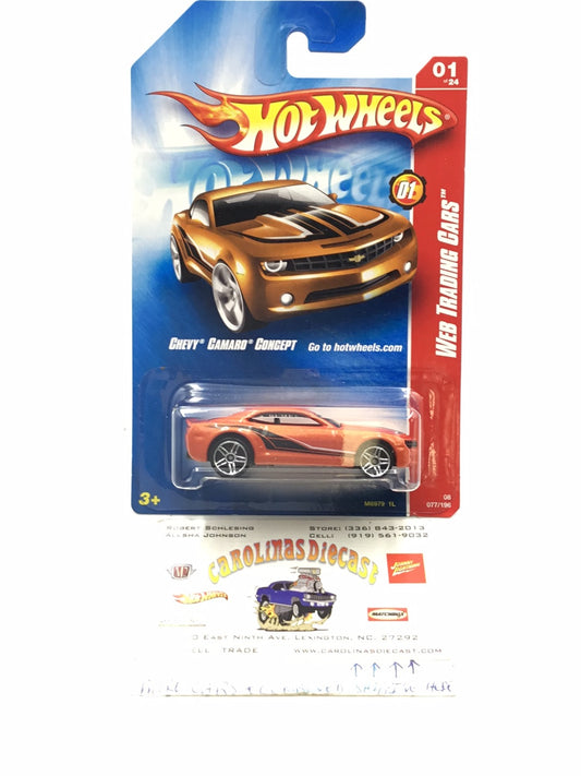 2008 Hot wheels #77 Chevy Camaro concept Z8