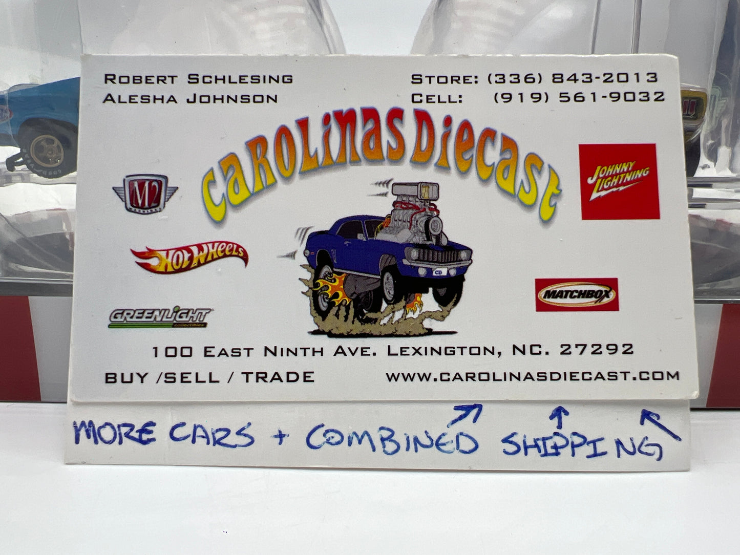 M2 Machines Holiday Ornaments 2 Pack 1969 Ford Mustang NHRA Funny Car