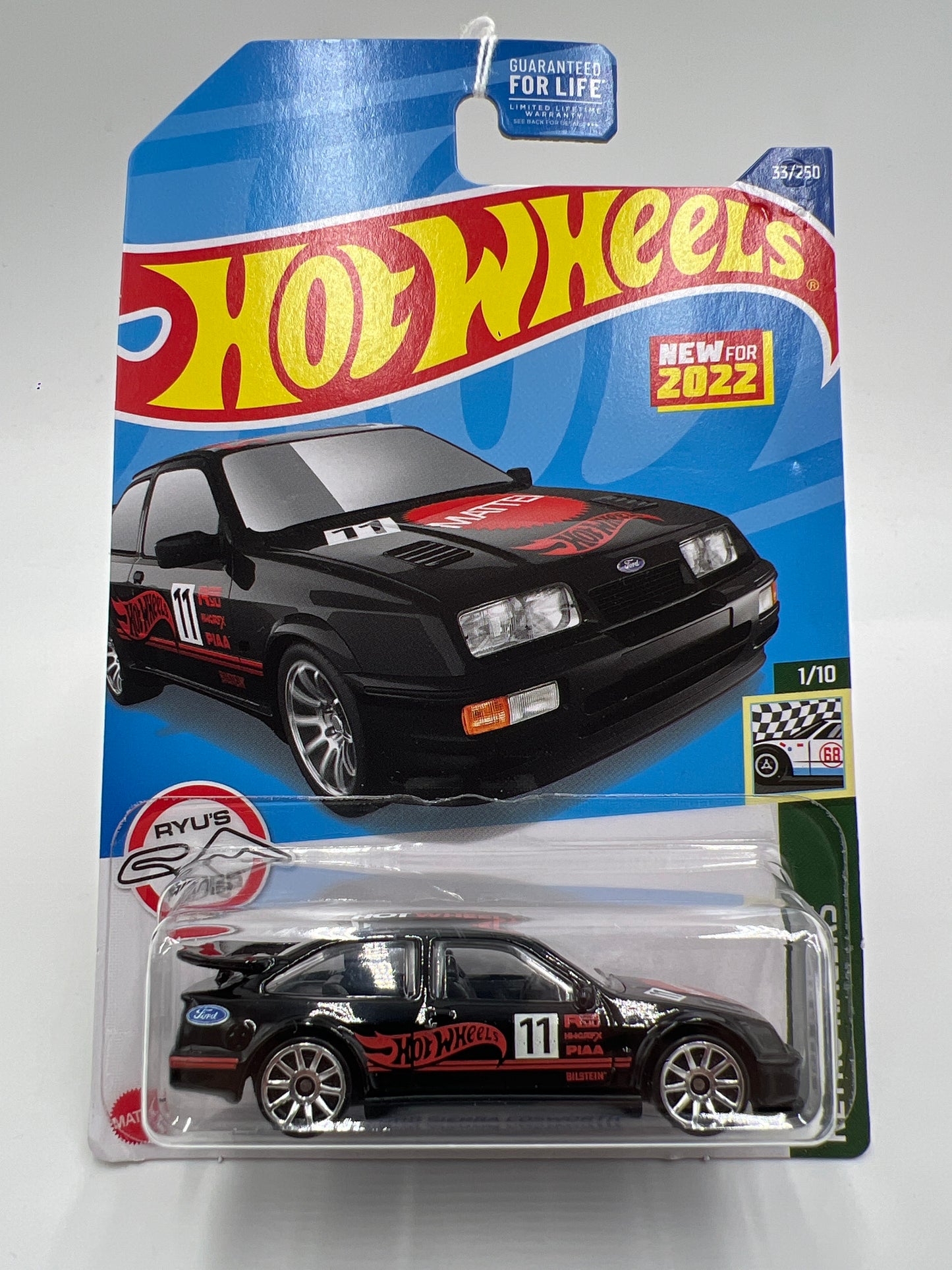 2022 Hot Wheels Retro Racers #33 87 Ford Sierra Cosworth Black 24G