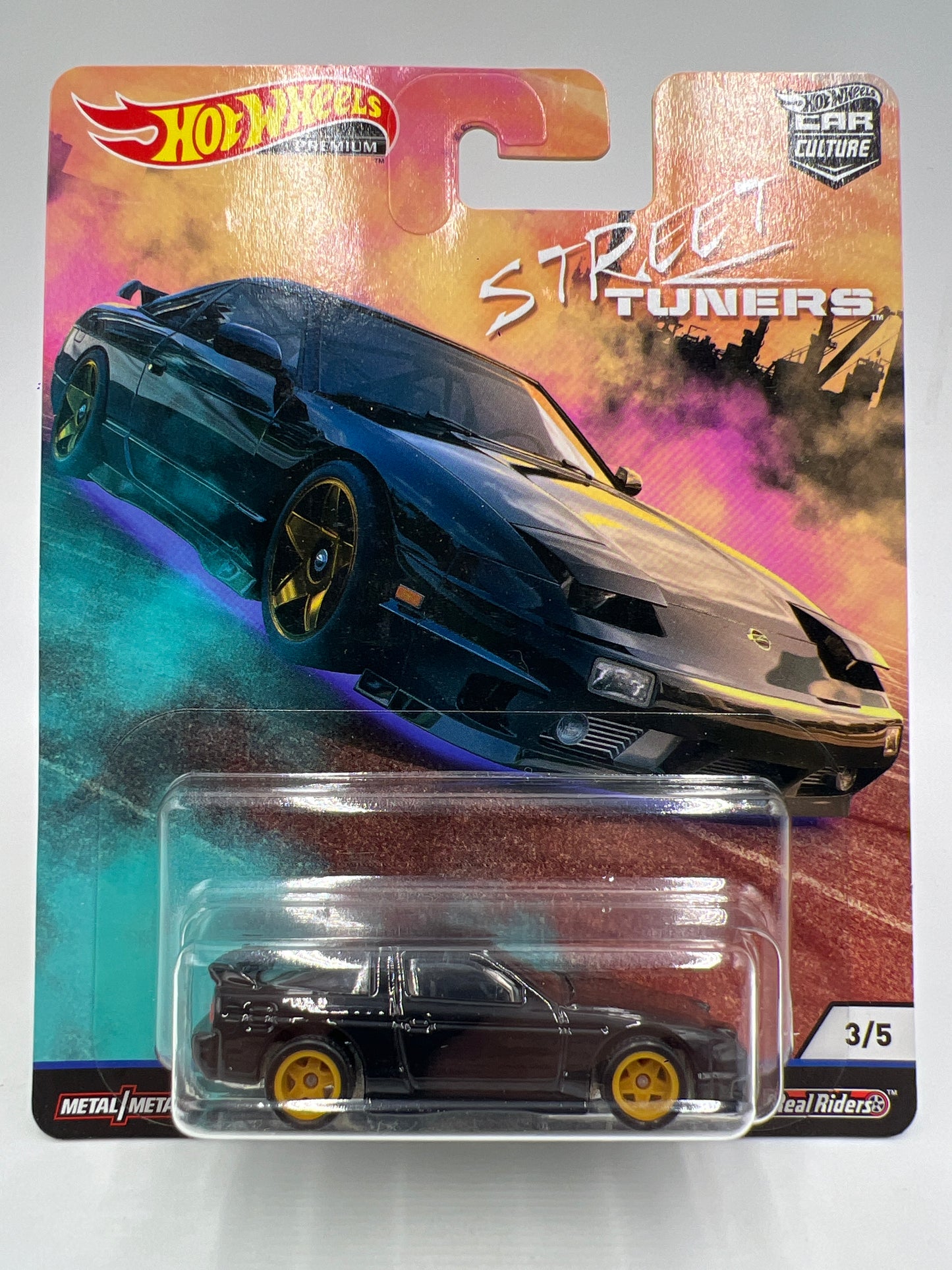 Hot Wheels Premium Street Tuners #3 96 Nissan 180 SX Type X Black 246D