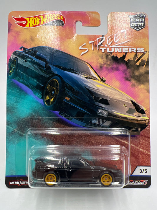 Hot Wheels Premium Street Tuners #3 96 Nissan 180 SX Type X Black
