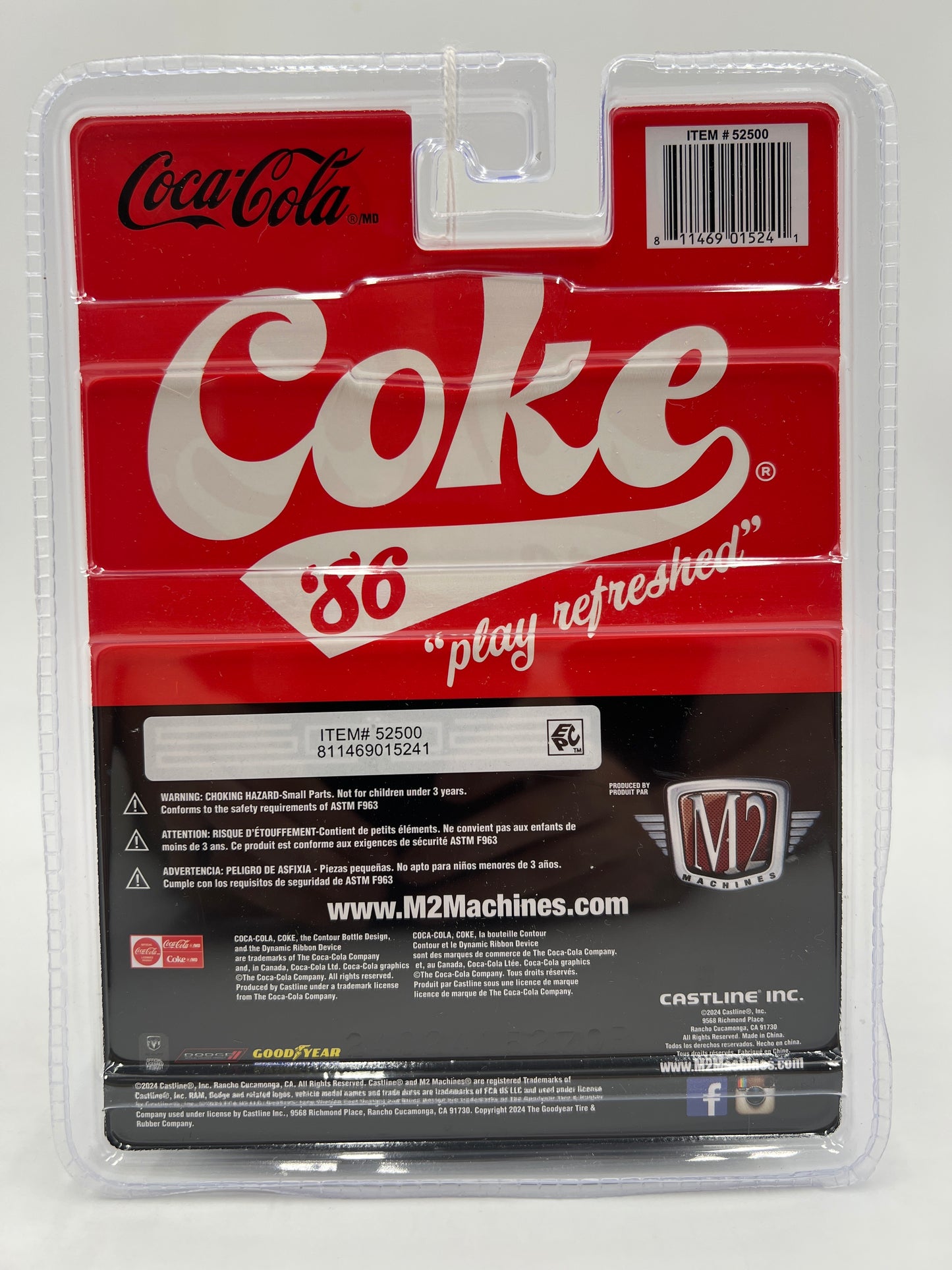 2025 M2 Machines Coca Cola CHASE 1979 Dodge 150 Macho Power Wagon A54