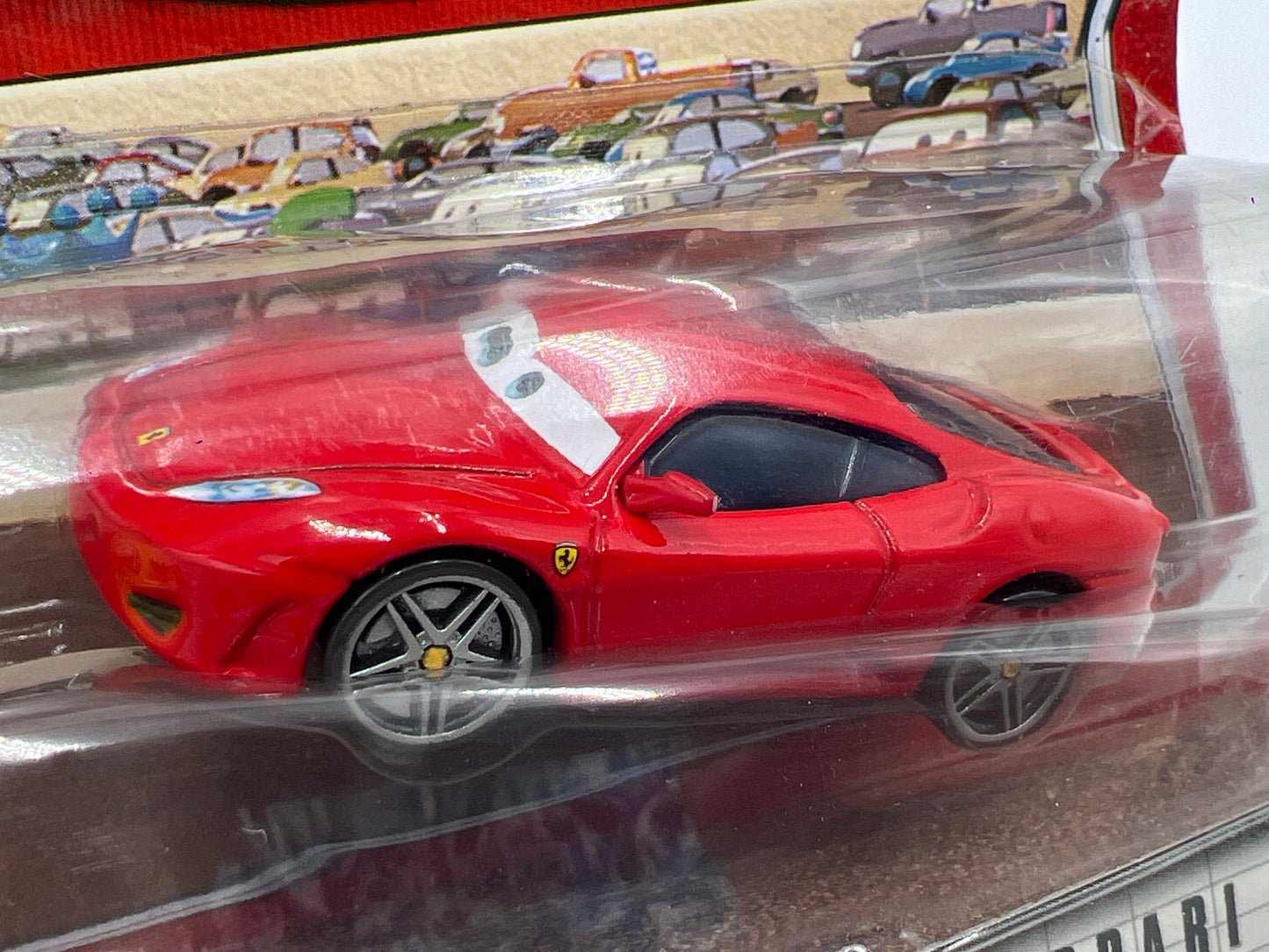 Disney Pixar The World Of Cars 2 Pack Movie Moments Luigi & Ferrari F430 142D