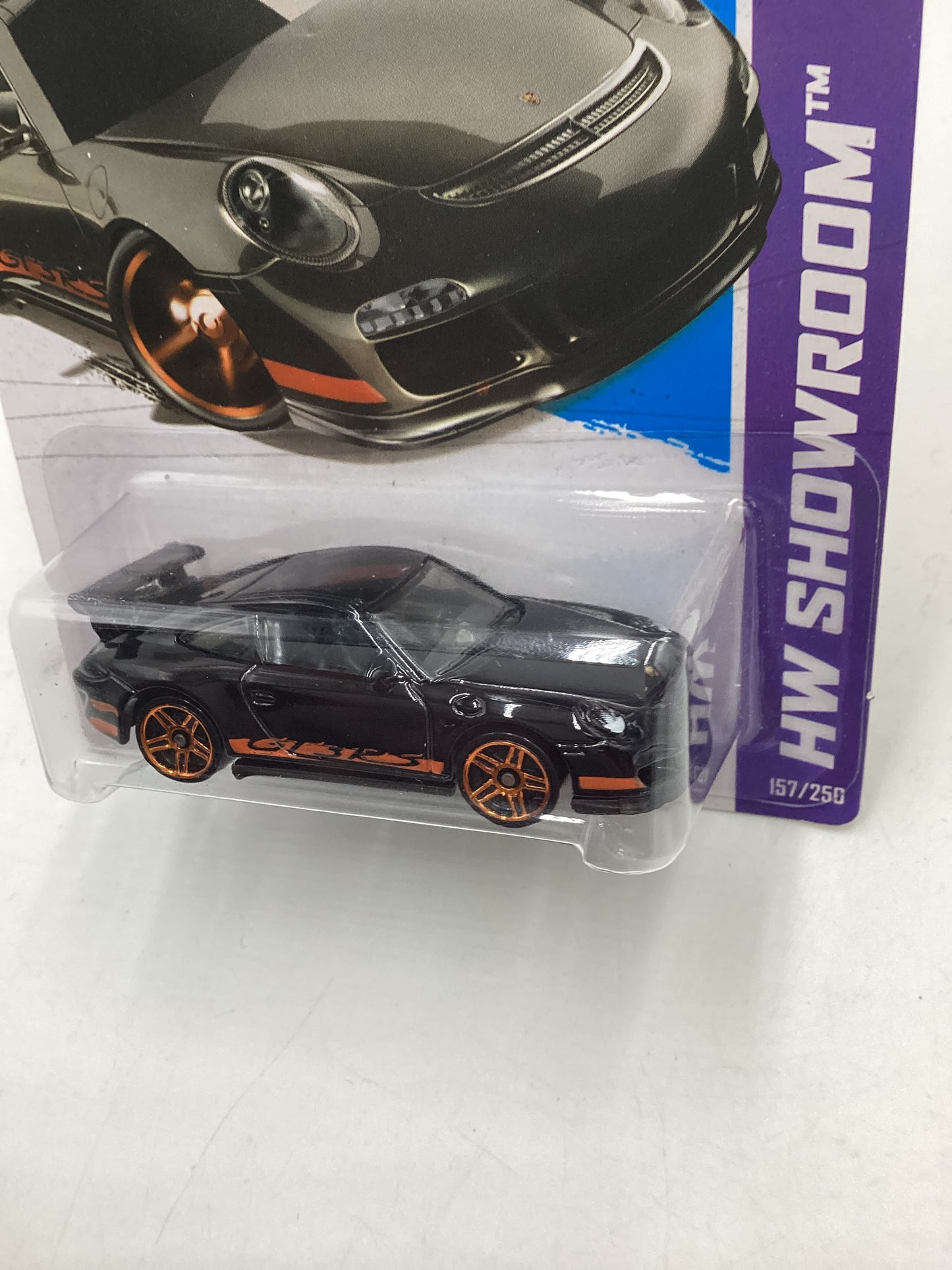 2013 Hot Wheels #157 Porsche 911 GT3 RS Black 99B