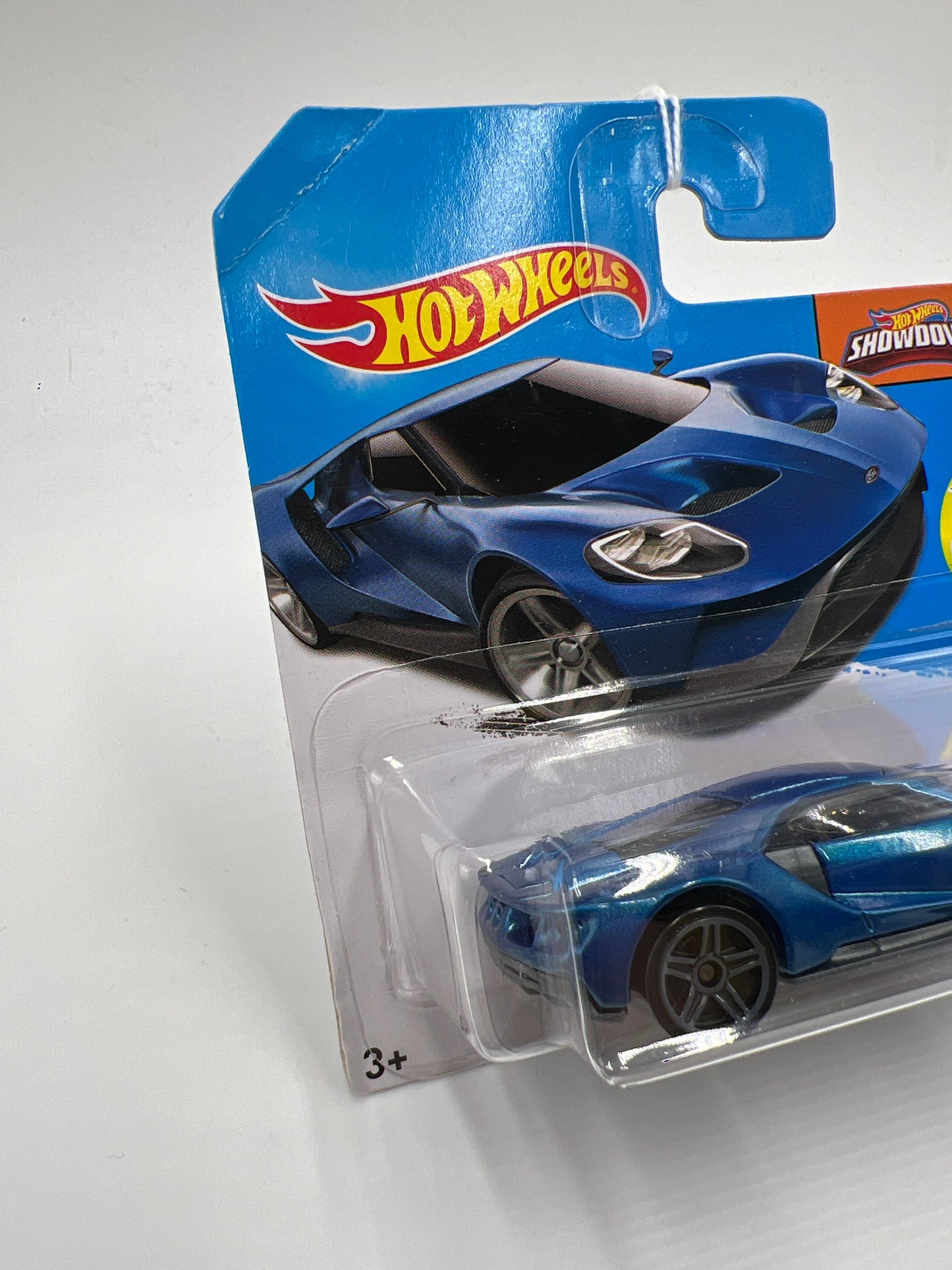 2016 Hot Wheels Exotics #73 17 Ford GT Blue Short Card Card Not Perfect 19B
