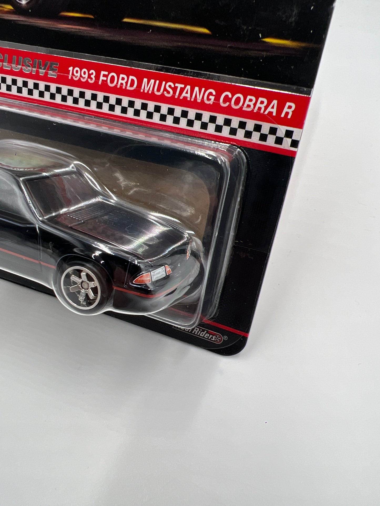 2023 Hot Wheels RLC Club Exclusive 1993 Ford Mustang Cobra R Black Exclusive W/Patch & Pin