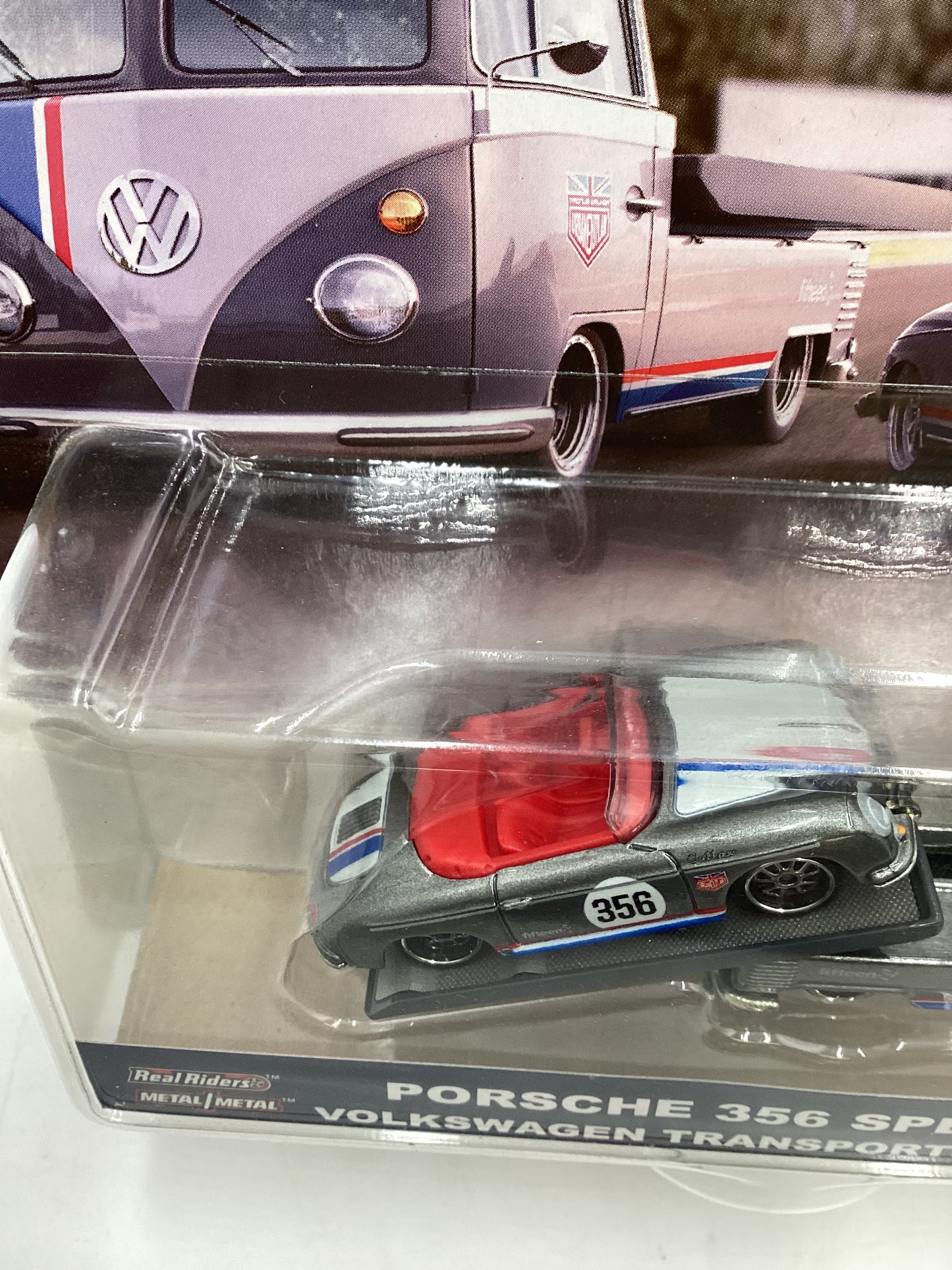 Hot wheels 2019 Team Transport #1 Porsche 356 Speedster Volkswagen T1 pickup W/Protector