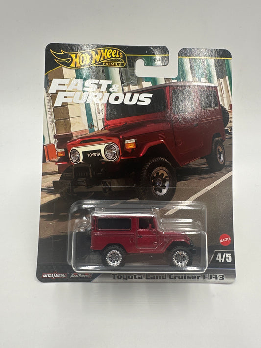 Hot Wheels Premium Fast & Furious #4 Toyota Land Cruiser FJ43 Red 246H