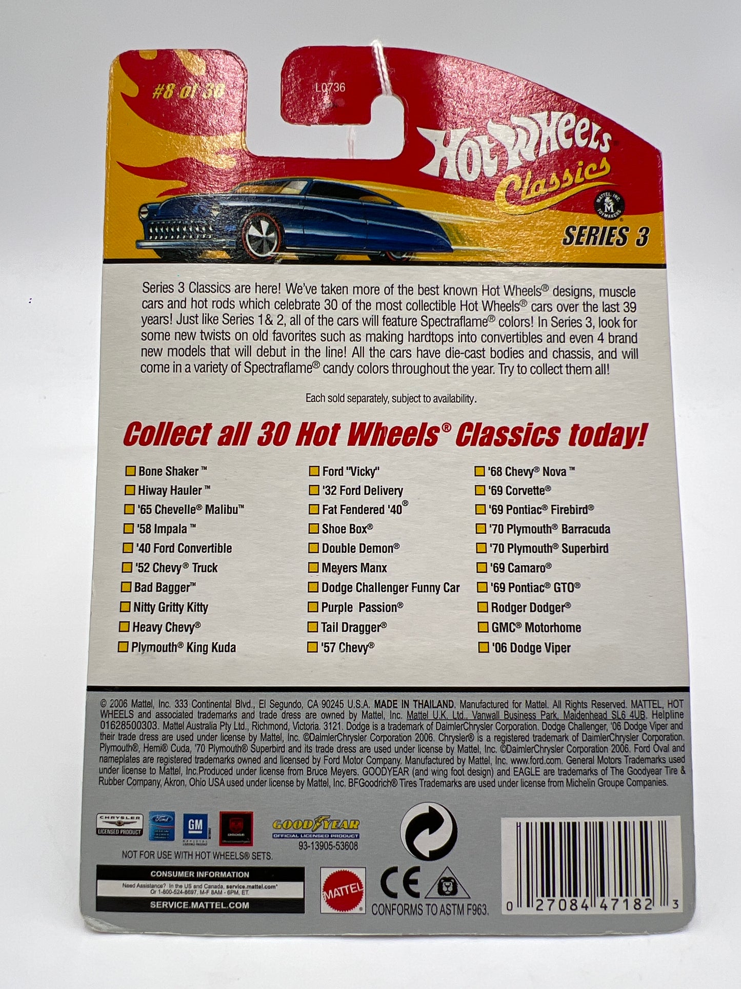 Hot Wheels Classics Series 3 #8 Nitty Gritty Kitty Green (SR)