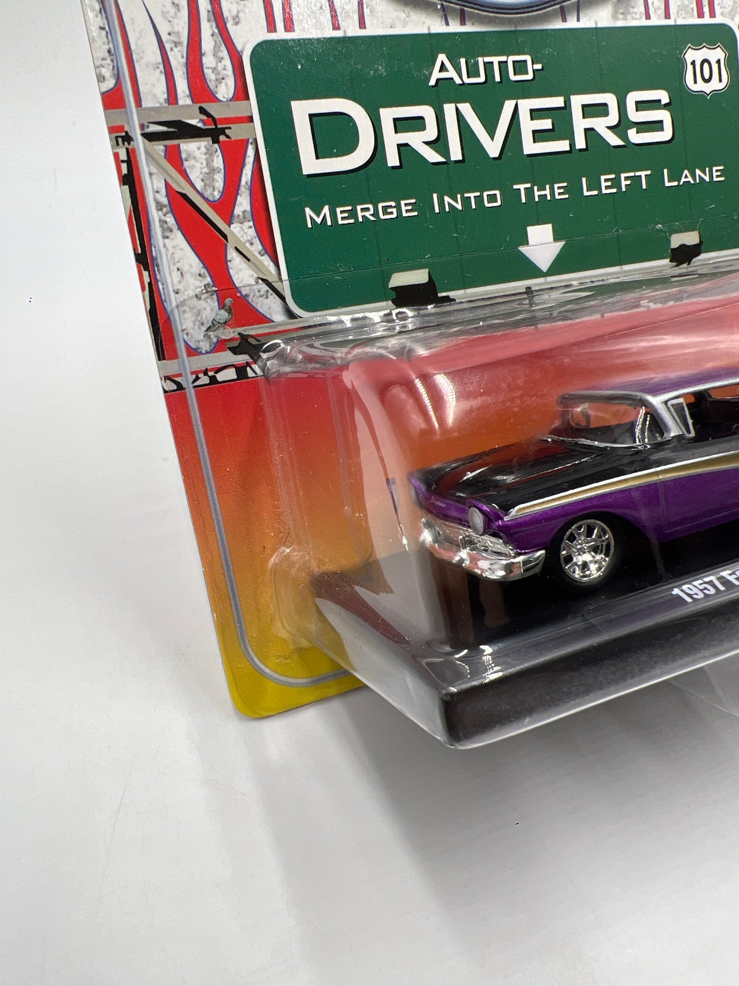 M2 Machine Auto-Drivers 1957 Ford Fairlane 500 Purple/Black 10-30 188K