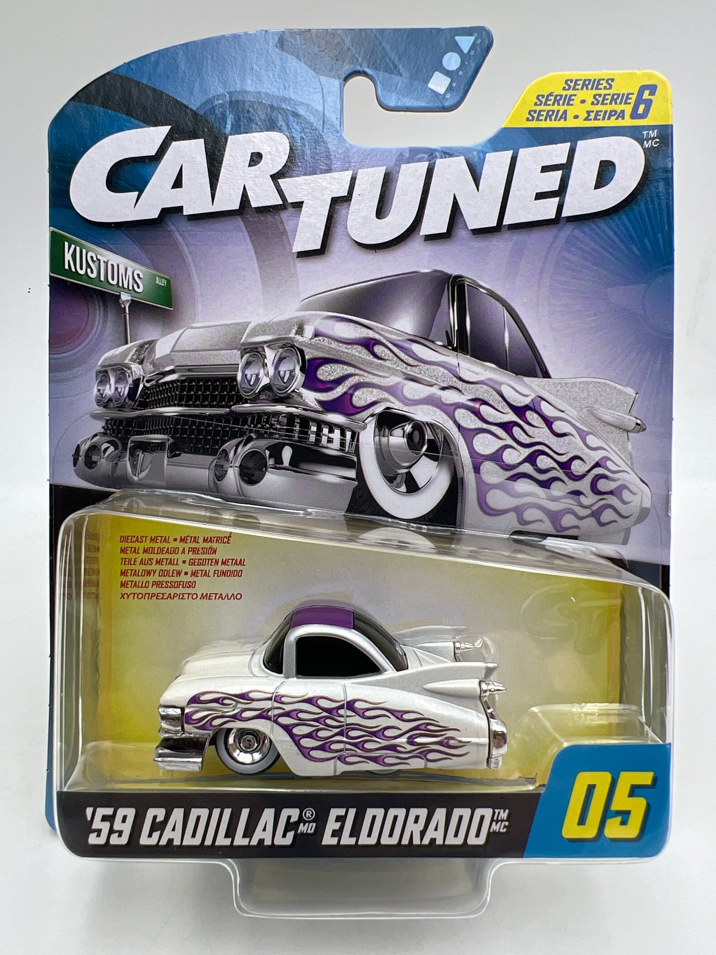 MGA Car Tuned Hobby Exclusive Series 6 #5 59 Cadillac Eldorado White
