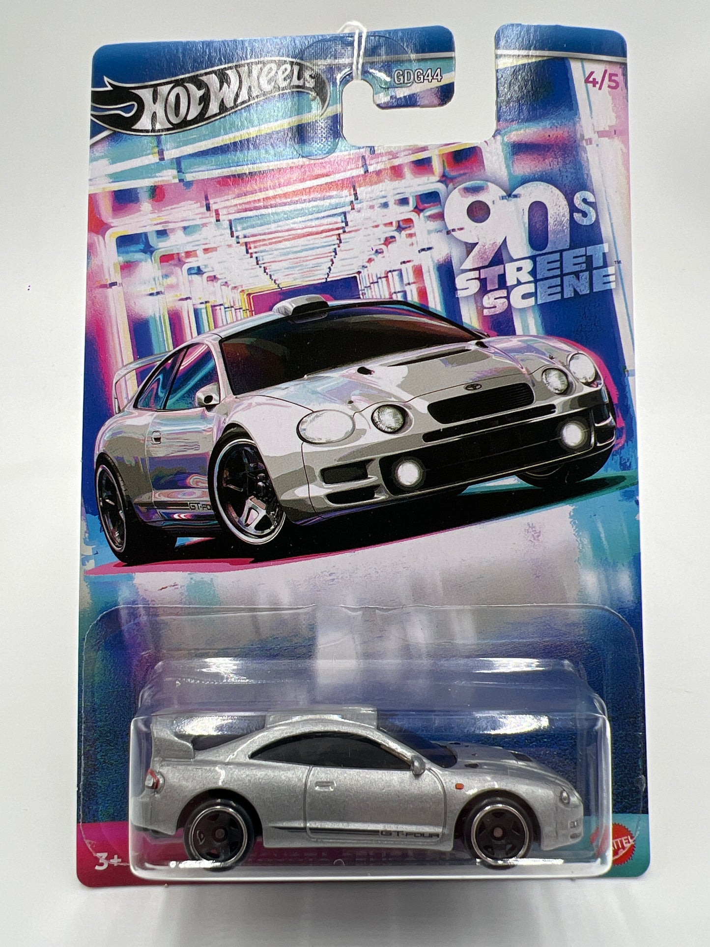 2024 Hot Wheels 90s Street Scene #4 95 Toyota Celica GT-Four Silver see description 161C